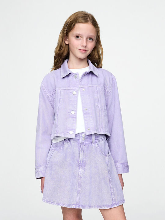 Παιδικό Τζιν Μπουφάν Μακρύ Perfumed Lilac