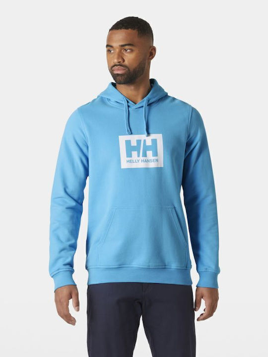 Helly Hansen Φούτερ με Κουκούλα Γαλάζιο