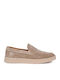 Men's Leather Moccasins Beige