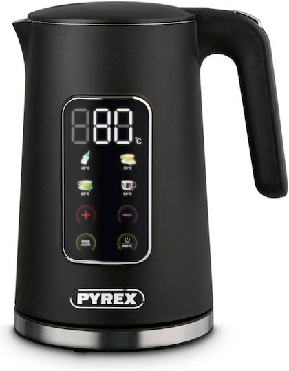 Pyrex Βραστήρας 1.7lt 2200W Μαύρος