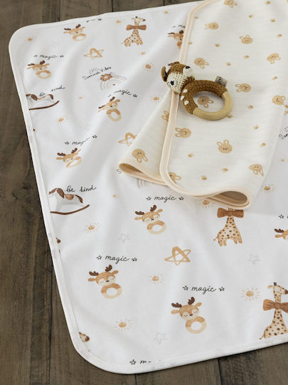 Nima Magic Baby-Soßtuch Beige 55x55cm. 2Stück
