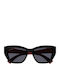 Gucci Damen Sonnenbrille mit Schwarz Kunststoff Gestell und Schwarz Linse GG1844SA 004