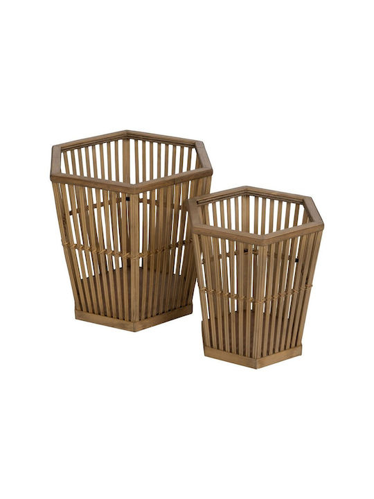 Ixia Regal Σετ 2 Γλάστρες Bamboo