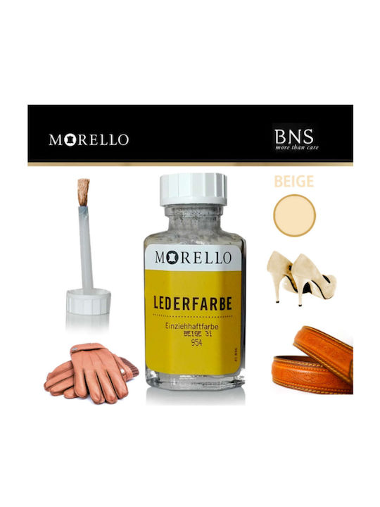 Morello Leather Paint 954 Beige 40ml Beige Color Change Paint Permanent Smooth Leather