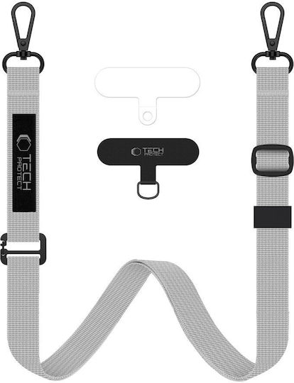 Tech-Protect C6s Seil Umhängetasche Crayon Grau