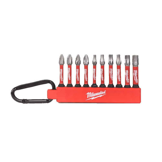 Set de biți 50 mm SHW 10 bucăți Set 1 Milwaukee