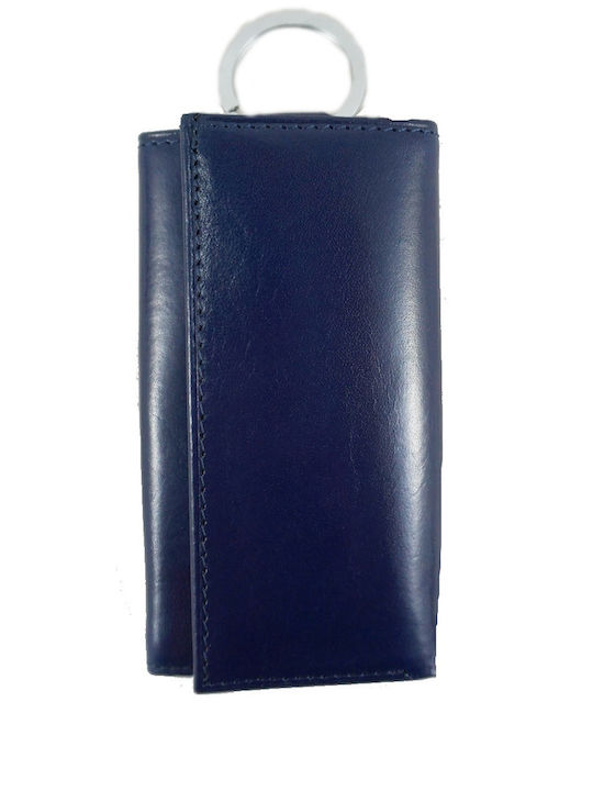 Leder-Schlüsselhalter-Geldbörse Mybag 7023 Blau