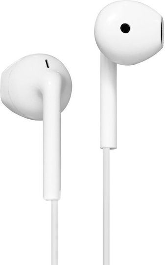Leewello Ej-035 In-ear Handsfree Ακουστικά με Βύσμα USB-C Λευκό