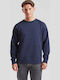 Fruit of the Loom Raglan Men's Long Sleeve Promotional Sweatshirt Navy