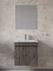 Furnibath Countertop with Sink & Mirror L61xW60xH36cm Grey