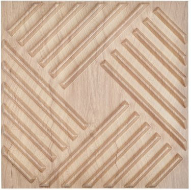 3D Πάνελ Τοίχου από PVC με Κόλλα Καφέ 50x50εκ. 12τμχ 3D Πάνελ Τοίχου από PVC με Κόλλα Καφέ 50x50εκ. 12τμχ