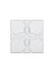 Panouri Decorative 3D Din PVC Cu Adeziv Alb