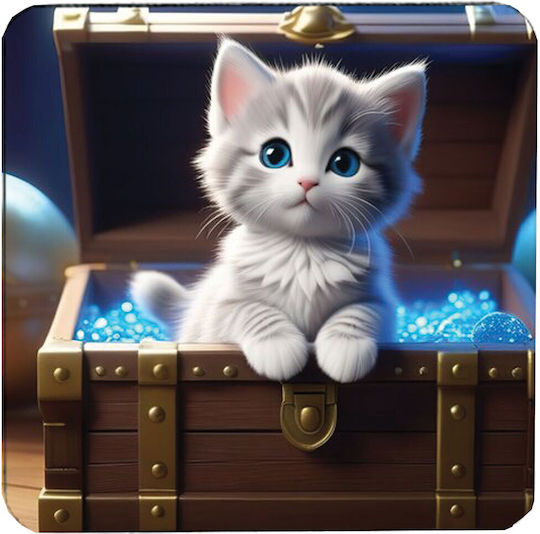 Σουβέρ Προσωπ Να Διάφορα Υλικά Cat Lover Φελλός