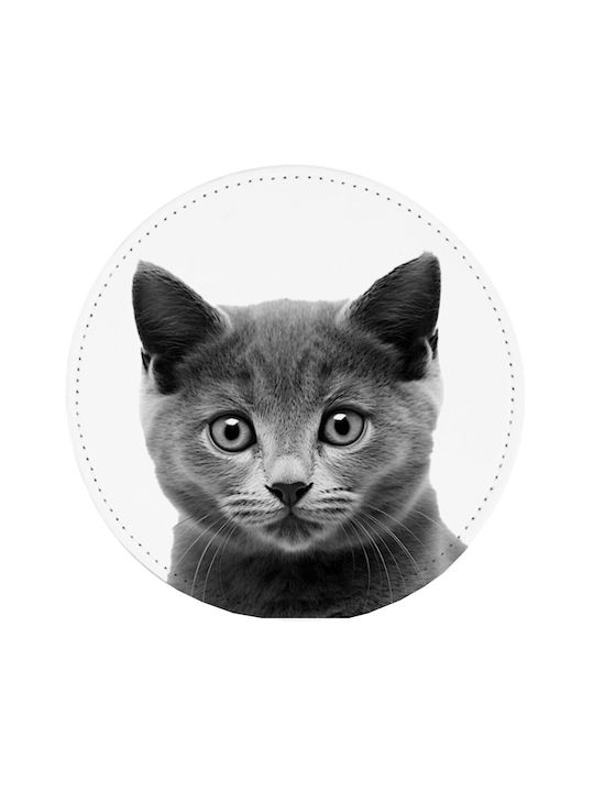 Coaster Personalized Various Materials Cat Lover Leather