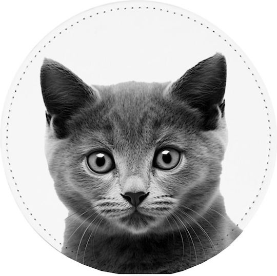 Coaster Personalized Various Materials Cat Lover Leather