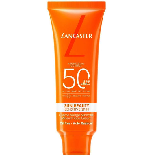 Lancaster Sun Beauty Mineral Waterproof Sunscreen Face SPF50 50ml