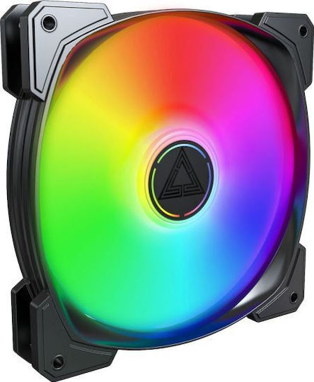 Montech HP140 Gehäuselüfter (1600rpm) mit ARGB Beleuchtung und 4-Pin PWM Verbindung