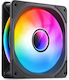 Jonsbo FR-606B Case Fan 120mm 1500rpm with ARGB Lighting and 4-Pin PWM Connection