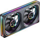Jonsbo ZA-240B Case Fan 120mm (2400rpm / 62.4cfm) with ARGB Lighting and 3-Pin / 4-Pin PWM Connection