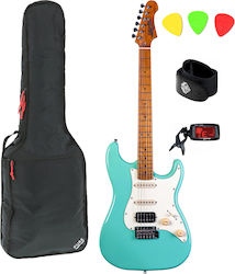 Jet Guitars Σετ Ηλεκτρική Κιθάρα ST Style με HS...