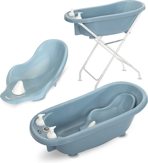 Lorelli Baby Bath Nordic with Thermometer Nordic Blue
