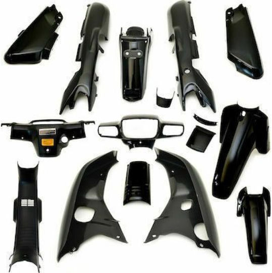Motorcycle Plastic Kit for Honda Astrea Grand 100 Black