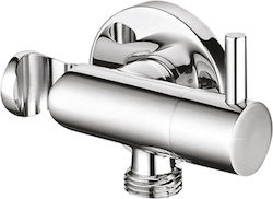 Vinci Wall Mounted Bidet Diverter Valve Silver
