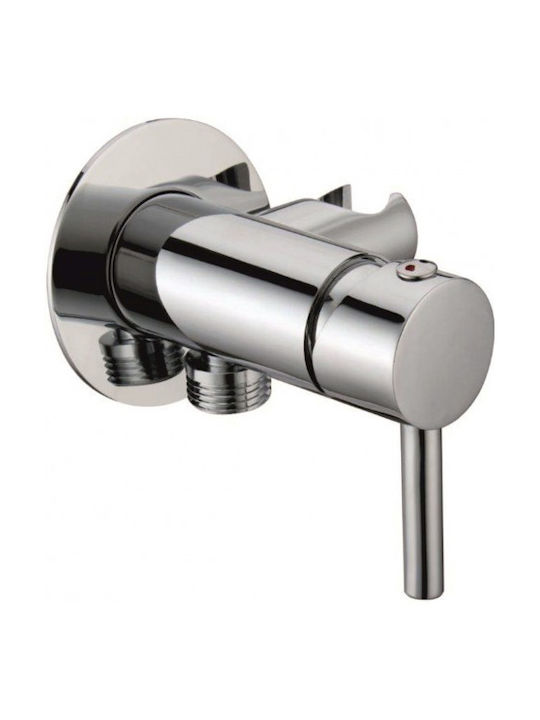 Vinci Wandmontage Wasserhahn Bidet Silber