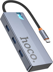 Hoco Hub USB 5 Porturi USB-C HB50 Hoco Hub USB 5 Porturi USB-C HB50