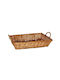 ED Collection Decorative Basket Wicker with Handles Brown 60x40x13cm