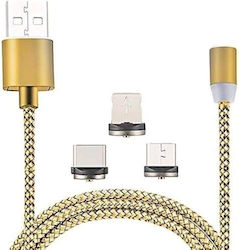 Leewello Regular USB 2.0 Micro USB Cable 1m Gold
