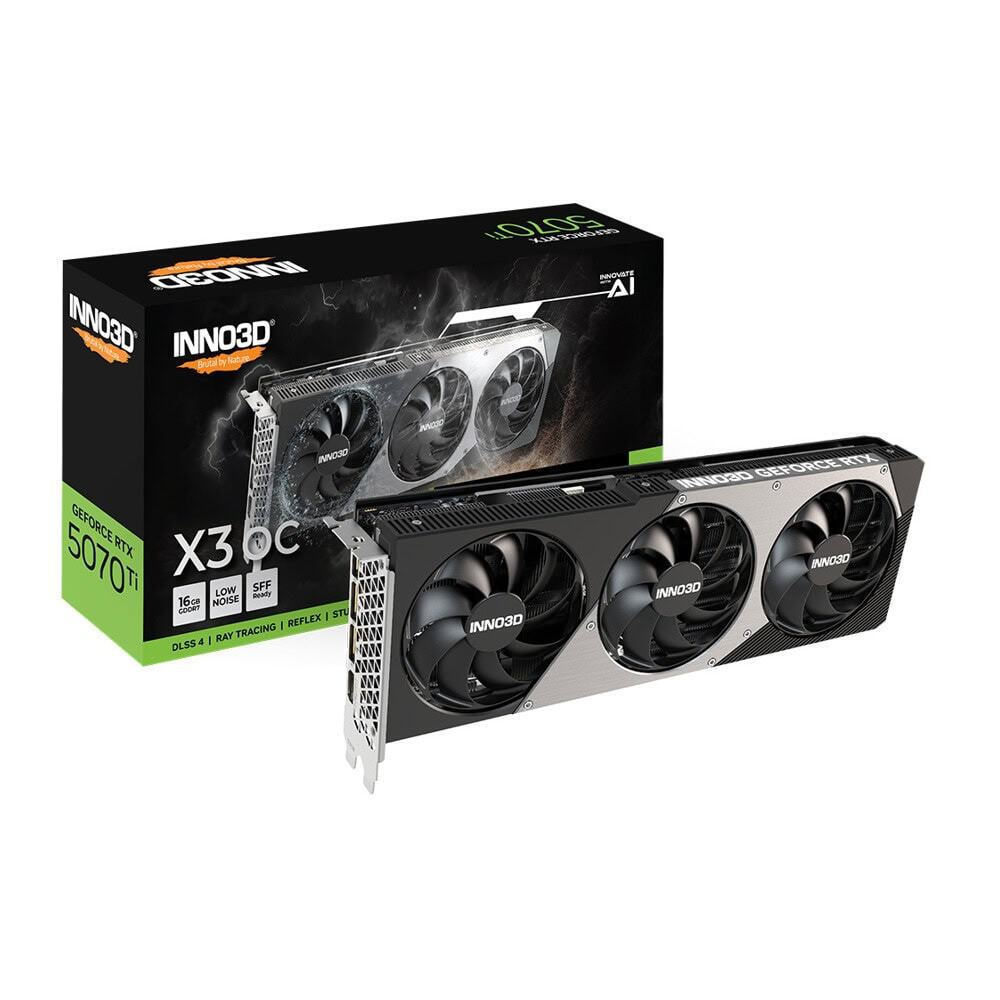 Inno 3D GeForce RTX 5070 Ti 16GB GDDR7 X3 OC Κάρτα Γραφικών