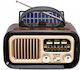 CMiK MK-628BT Retro Solar mit Bluetooth und USB Schwarz