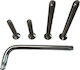 Indiana Foil Hp Set Alu Mast & Adaptor Screws 1203-3551
