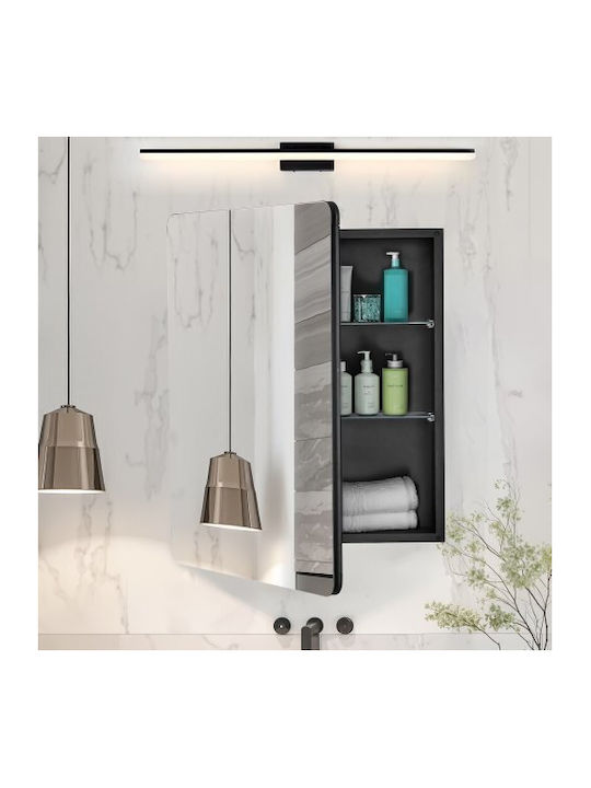 Vevor Badezimmerspiegel aus Edelstahl mit Regal & Schrank 60.96x76.2cm