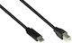 Good Connections Braided USB 2.0 Cable USB-C Male - USB-B PD Black 0.5m