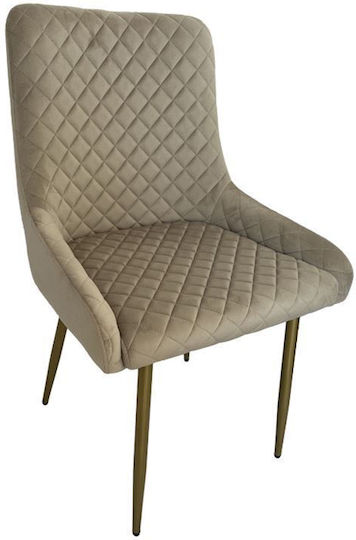 Stuhl Speisesaal Lux 56x49x90cm Beige