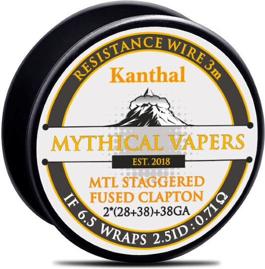 Mythical Vapers Mtl Staggered Fused Wire for D.I.Y. E-Cigarette 1pcs