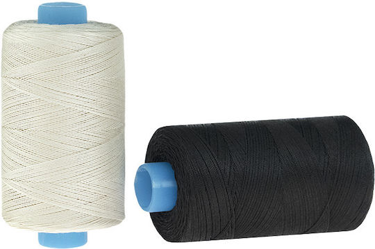 Sewing Thread Spool Super-fil 40/3 Butterfly 3-Ply 100% Cotton 365m Black