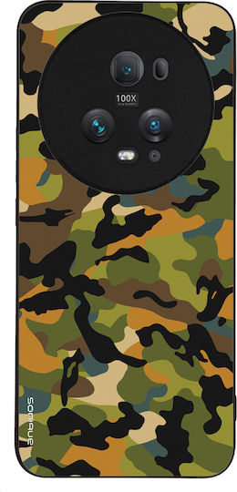 Sonique Camouflage Army Series Case for Honor Magic5 Pro 5G Green 01