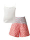 Kinder-Set mit Shorts Sommer 2Stück Multicolor