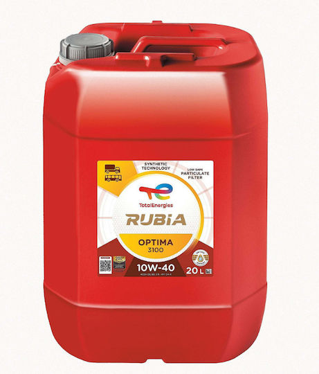 Total Rubia Optima 3100 Масло за Автомобили 10W-40 20лт