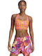 FARM Rio Women's Athletic Sports Bra Orange
