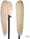 Ponytail Gkm Synthetic Human Hair Keratin Kanekalon No Frizz No Shine No Tangle Curly 71cm Nest System Code 613