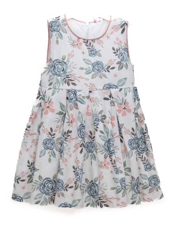 Rochie pentru Copii Floral Ecru