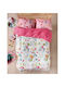 Kentia Pady Set Kids Duvet Cover Single with Pillowcase Cotton Multicolored 165x245cm