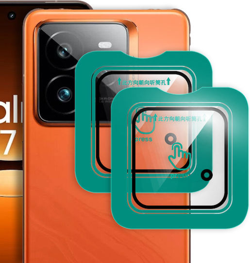 2x Tempered Glass Camera Realme GT 7 Pro Transparent