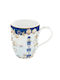Marva Becher aus Porzellan Blau 350ml