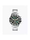 Fossil Uhr Batterie mit Silber Metallarmband