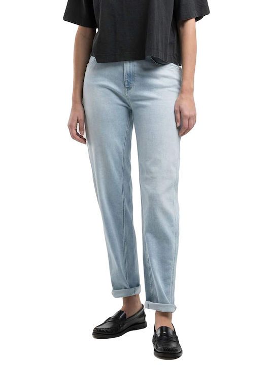 Keida Women's Jean Trousers in Balloon Line Light Blue